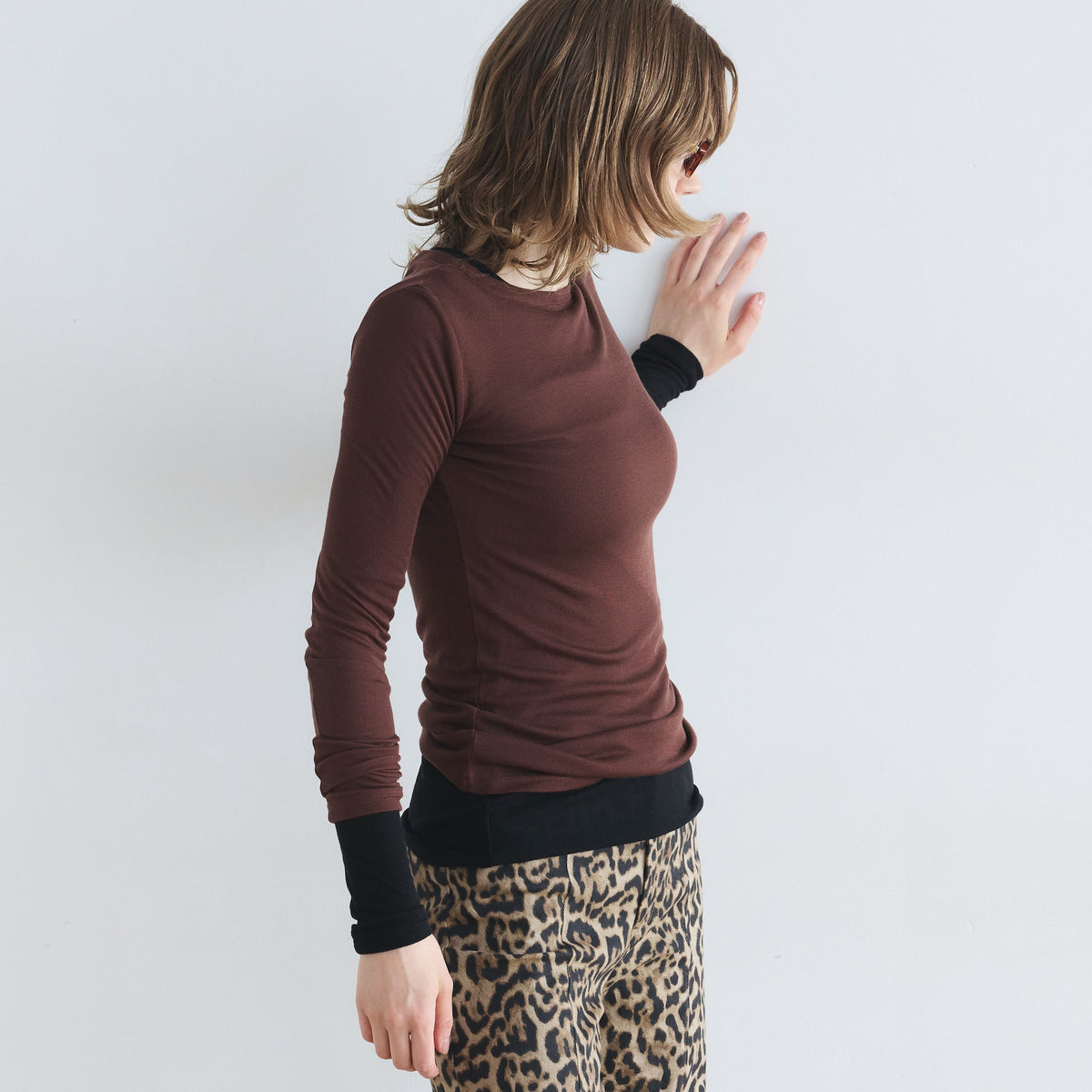 エアリーSlim RIBトップス