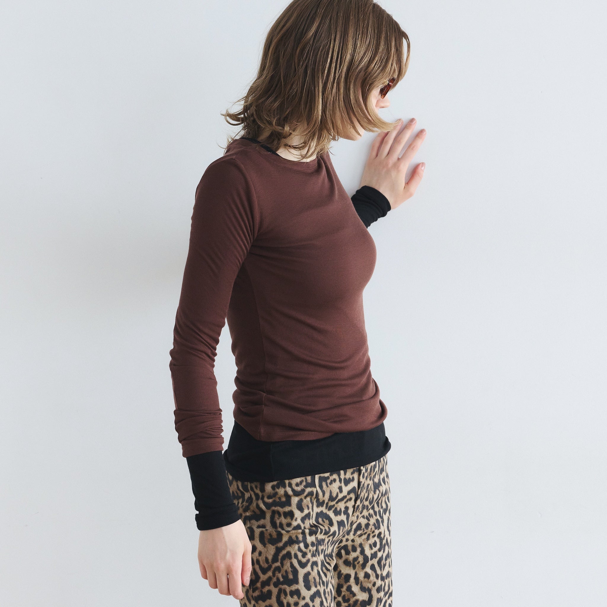 エアリーSlim RIBトップス