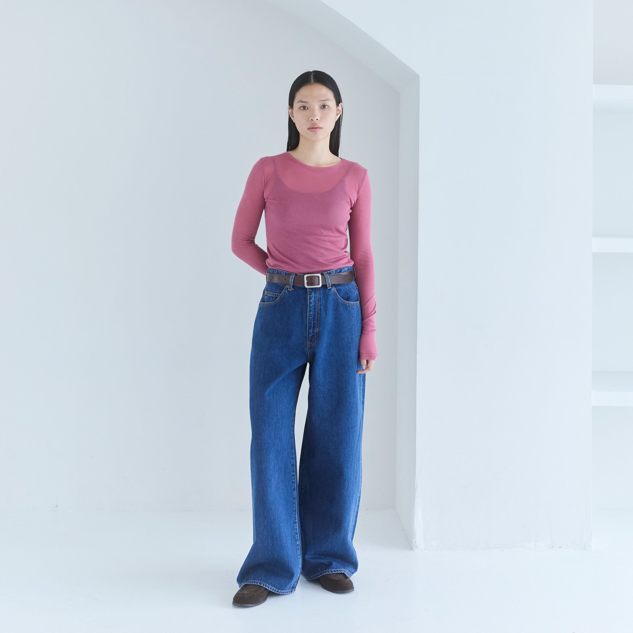 エアリーSlim RIBトップス