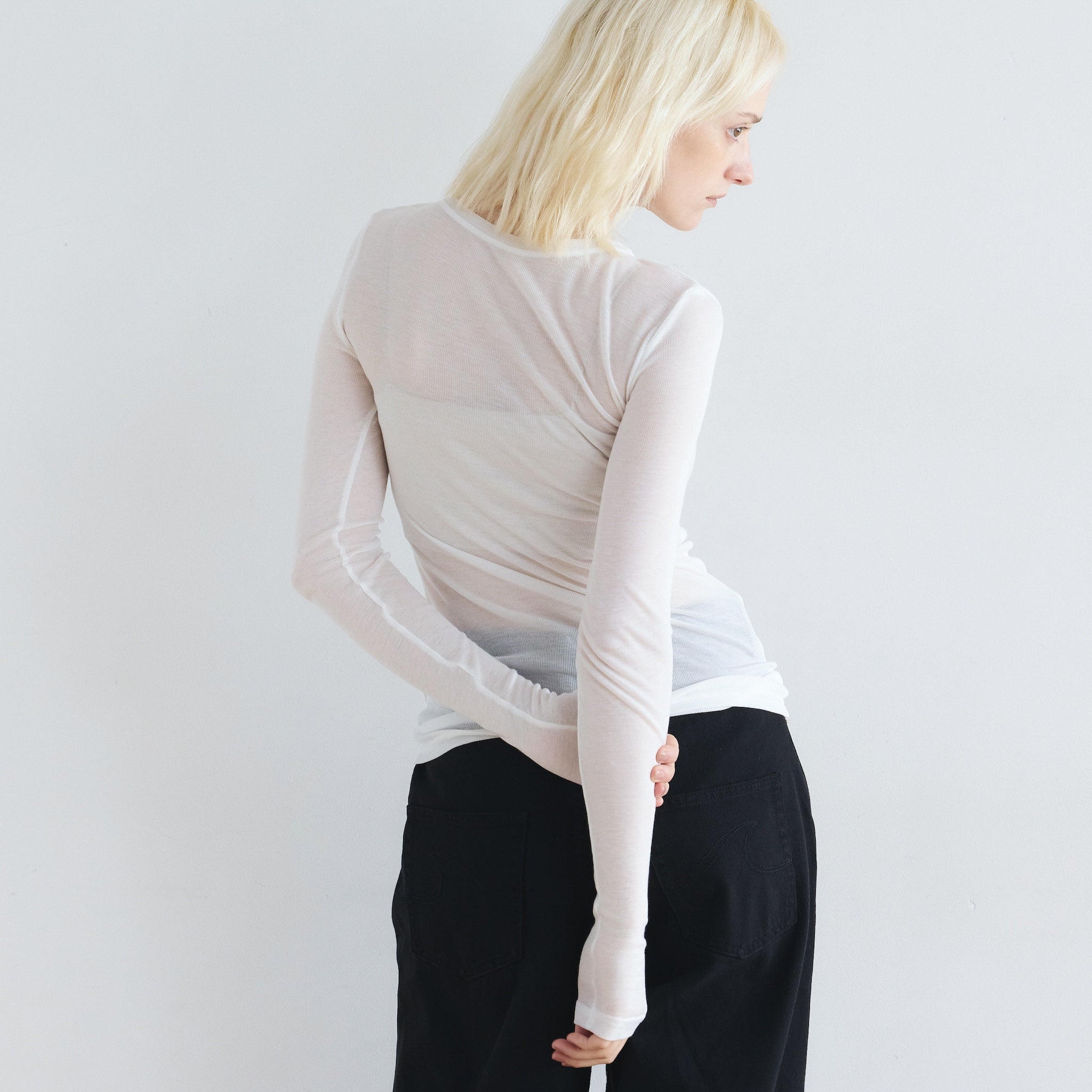 エアリーSlim RIBトップス