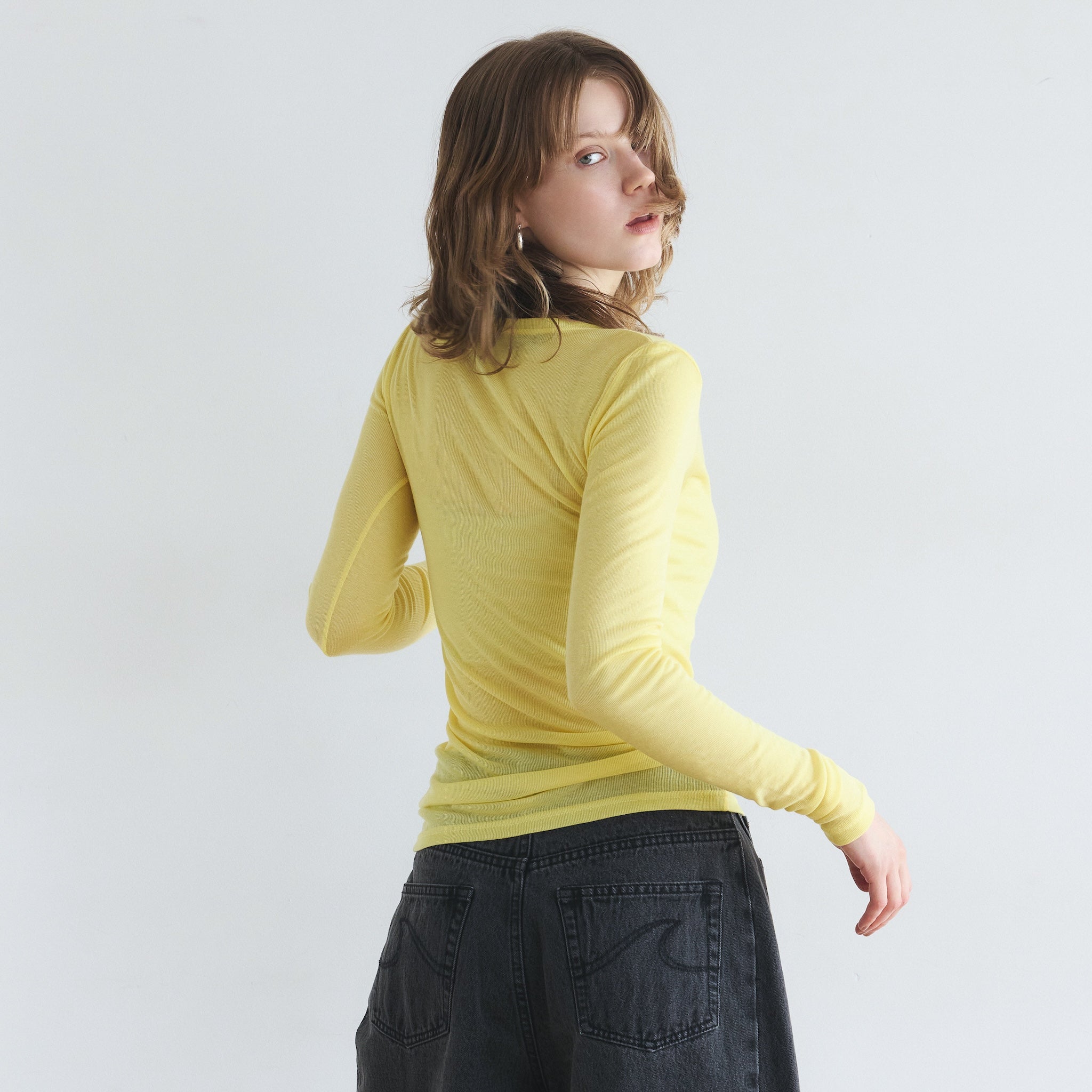 エアリーSlim RIBトップス
