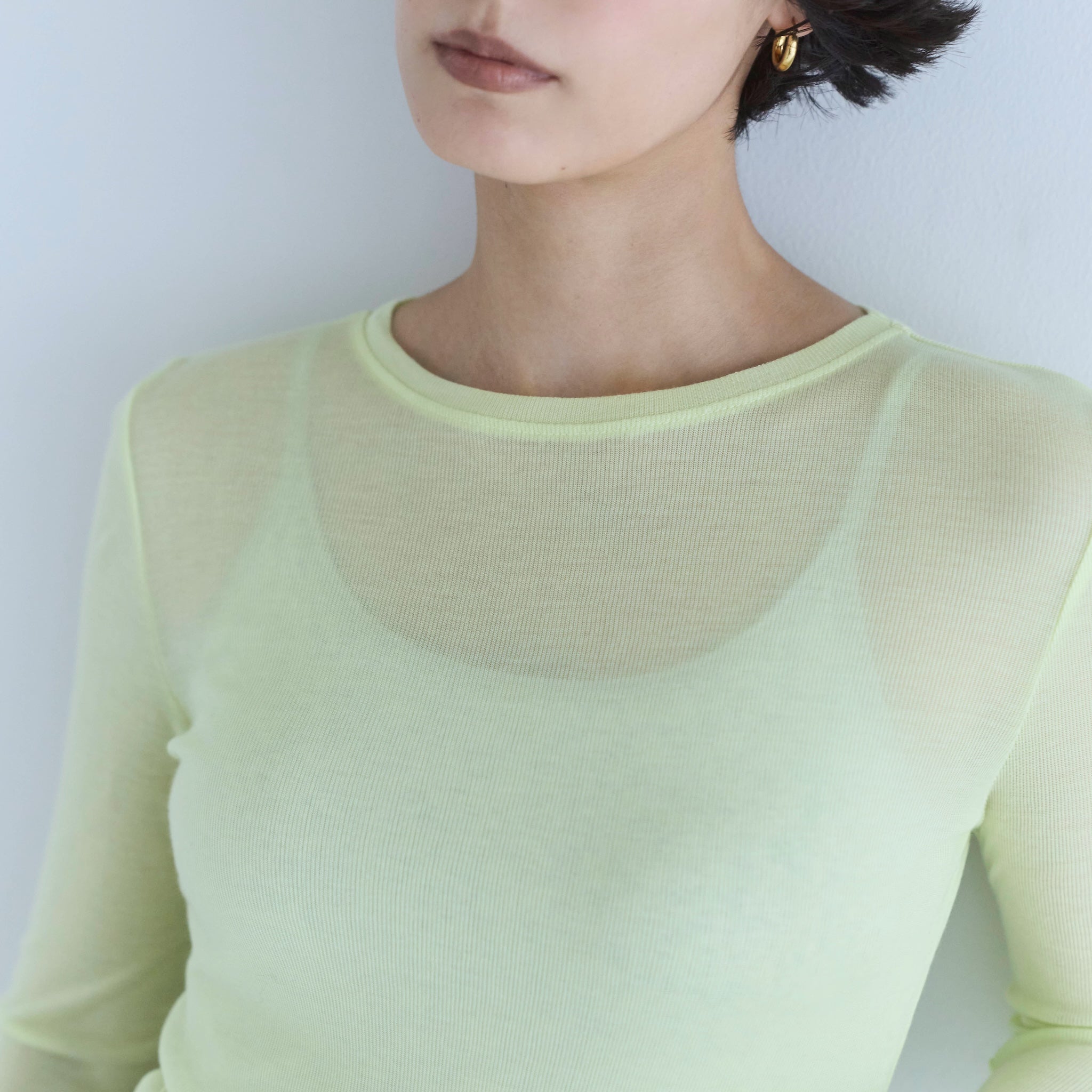 エアリーSlim RIBトップス