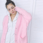 Cozy Relax Heart Button Cardigan