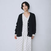 Cozy Relax Heart Button Cardigan