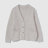 Cozy Relax Heart Button Cardigan
