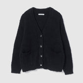 Cozy Relax Heart Button Cardigan