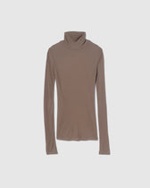 Airy Slim Rib High Neck Top