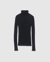Airy Slim Rib High Neck Top