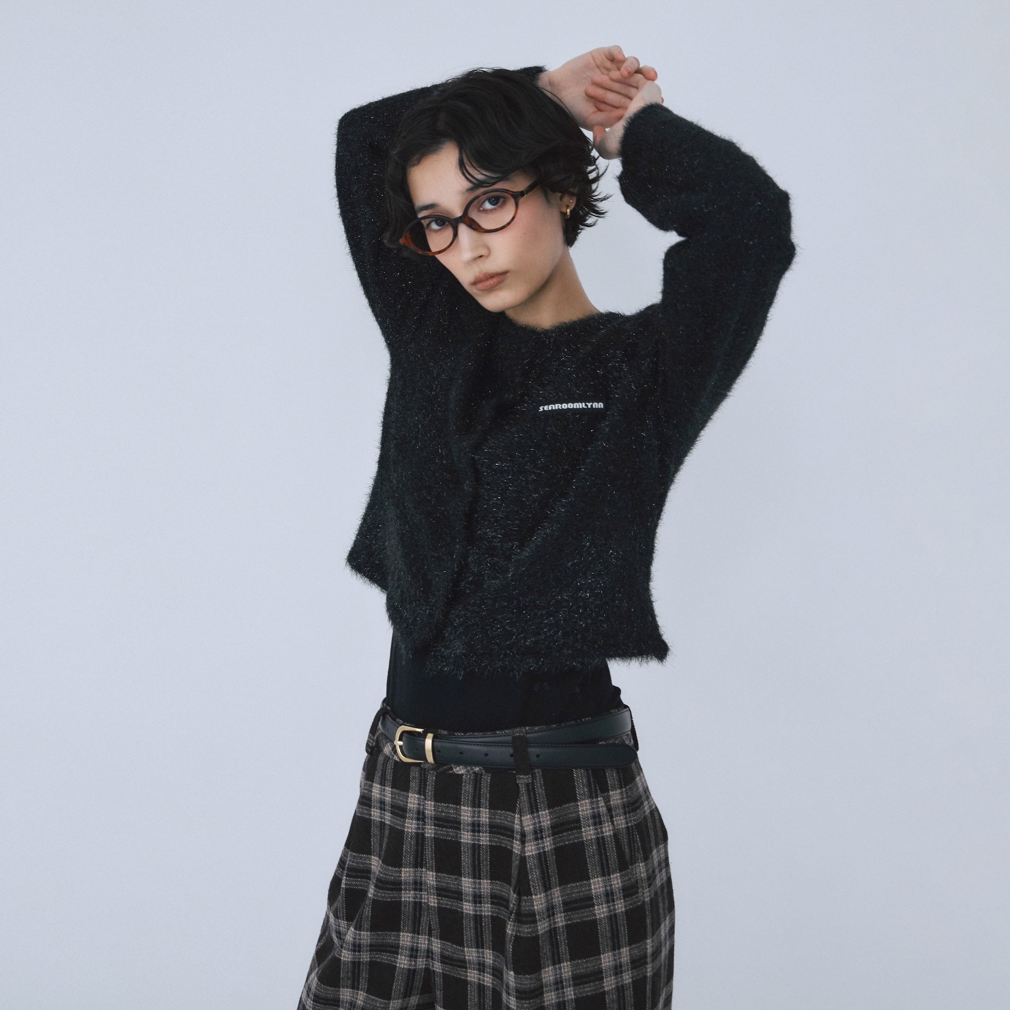 Glitter Yarn Knitカーディガン