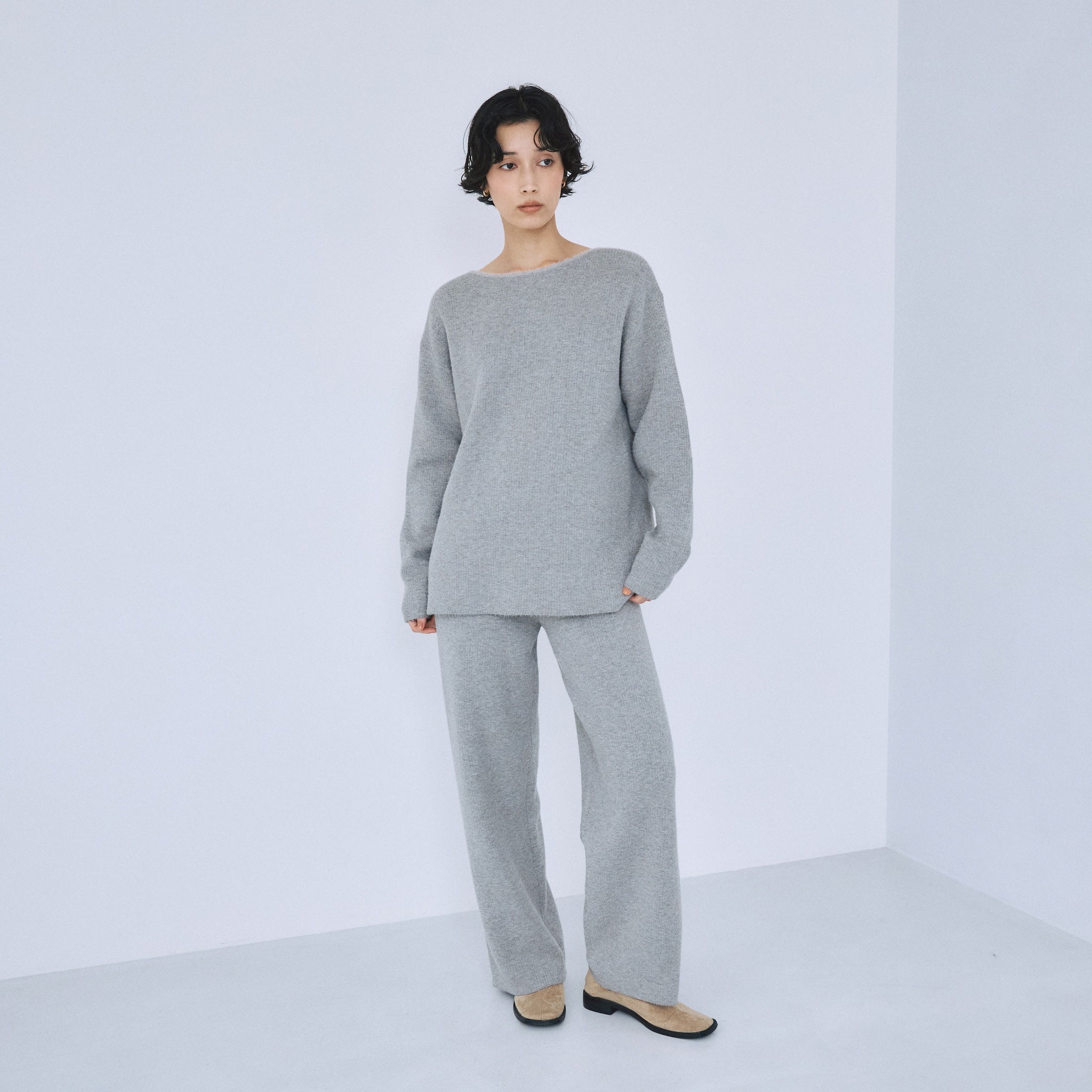 Reversible 2wayシャギーニット