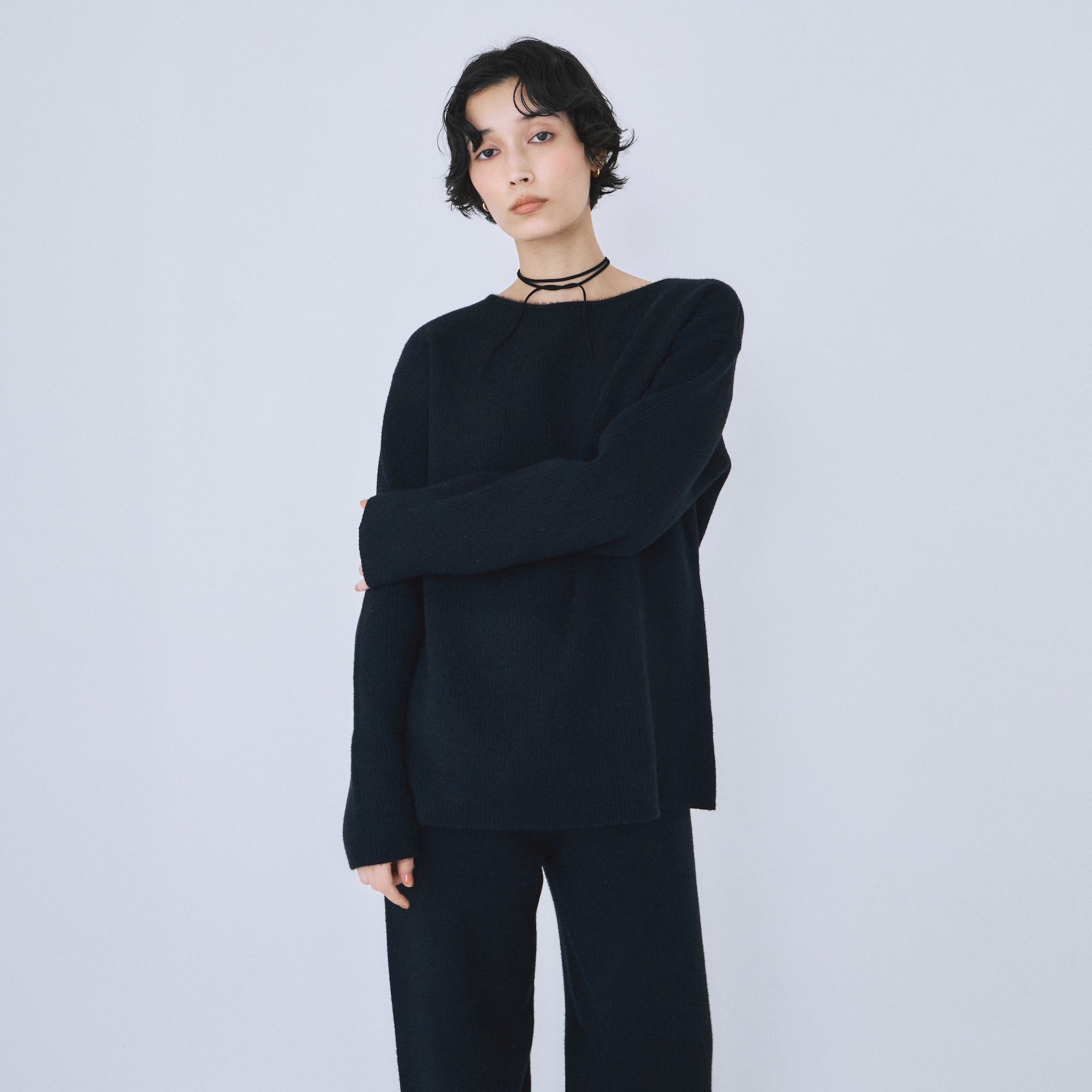 Reversible 2wayシャギーニット