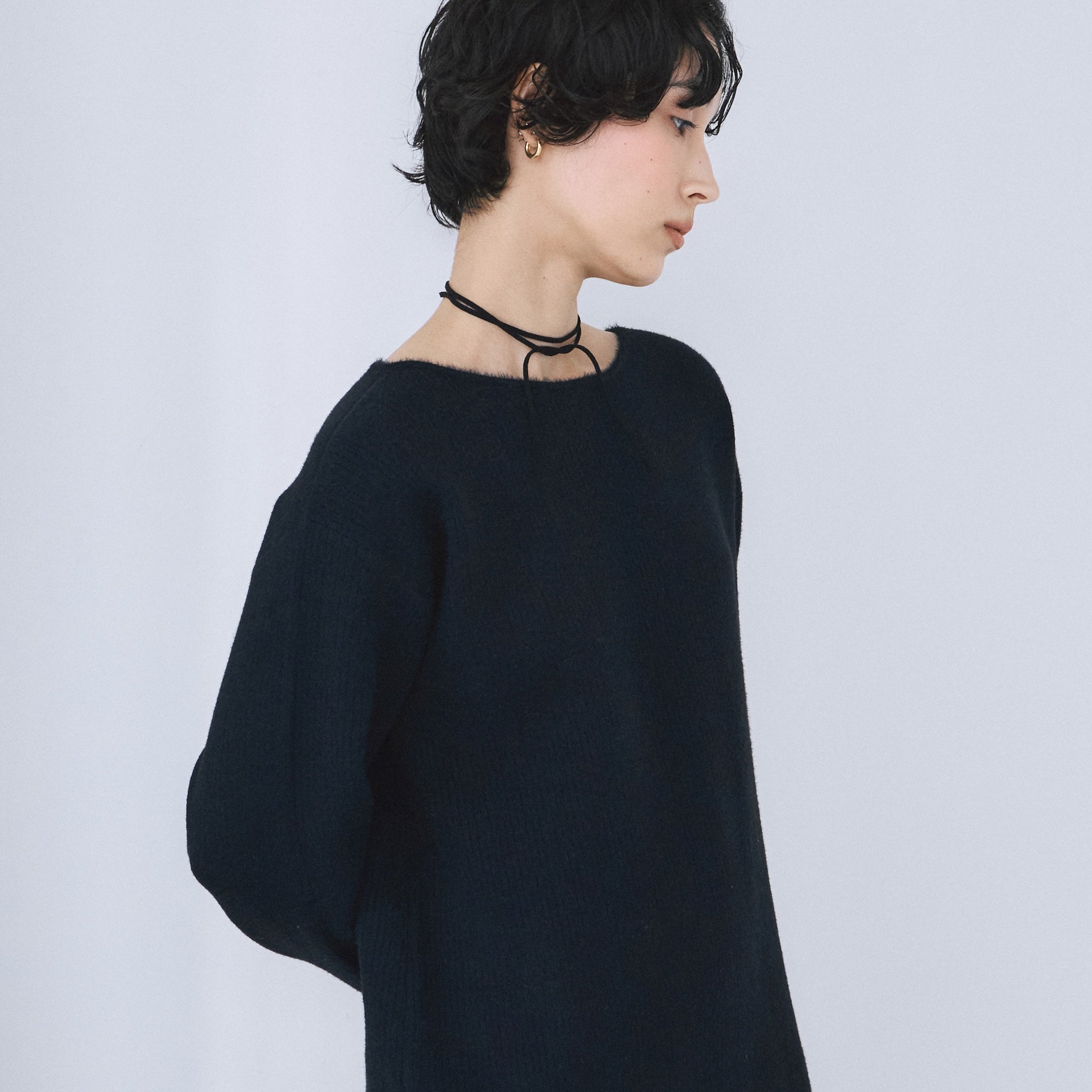 Reversible 2wayシャギーニット