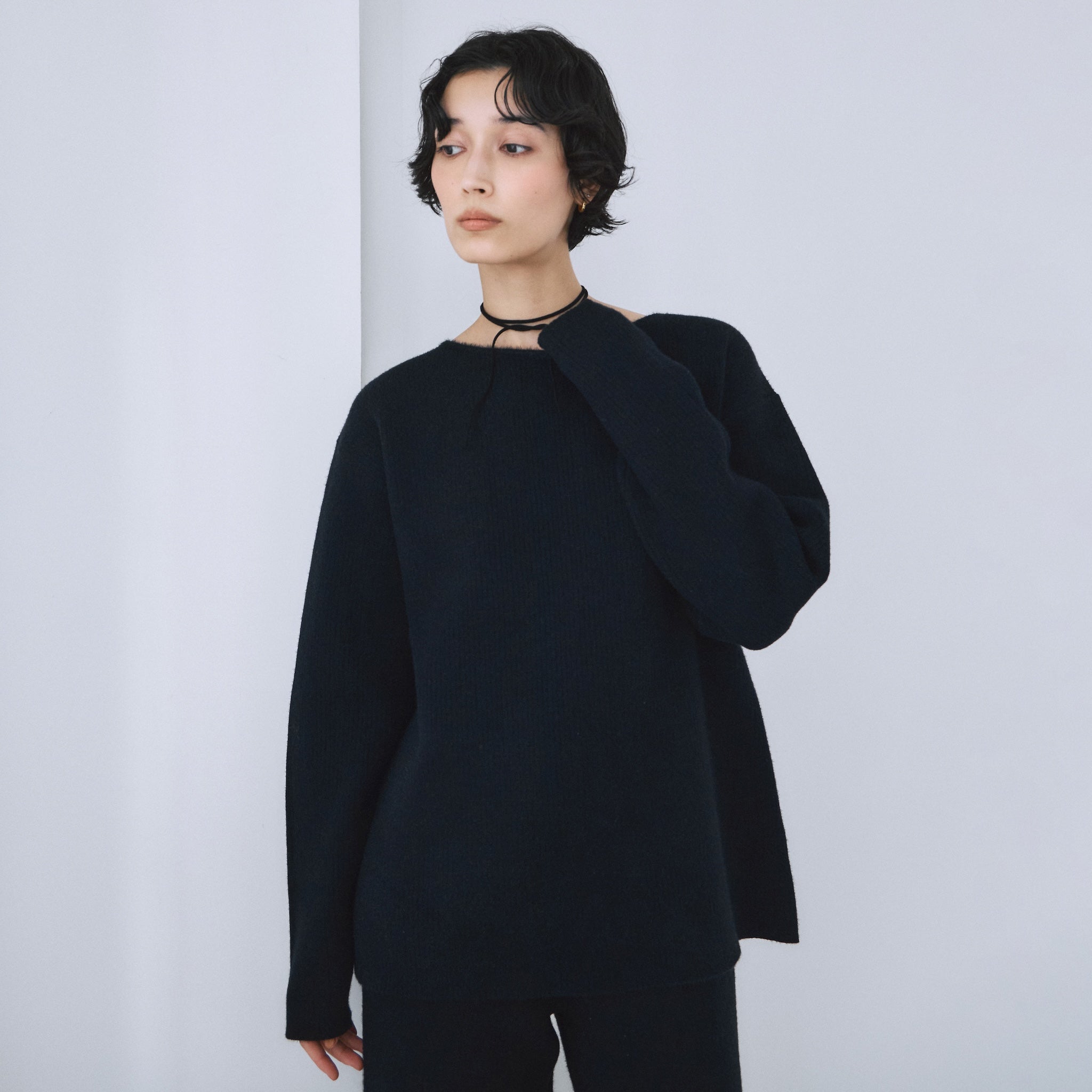 Reversible 2wayシャギーニット