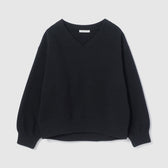 VネックメッシュSweatプルオーバー