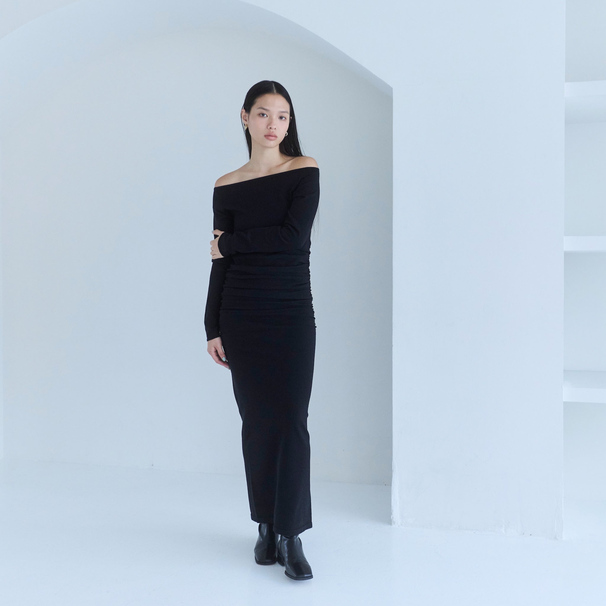 searoomlynn 2wayハイネックニットワンピース 25' December collection with mimi ⁡ ・2wayハイネックRelaxニット