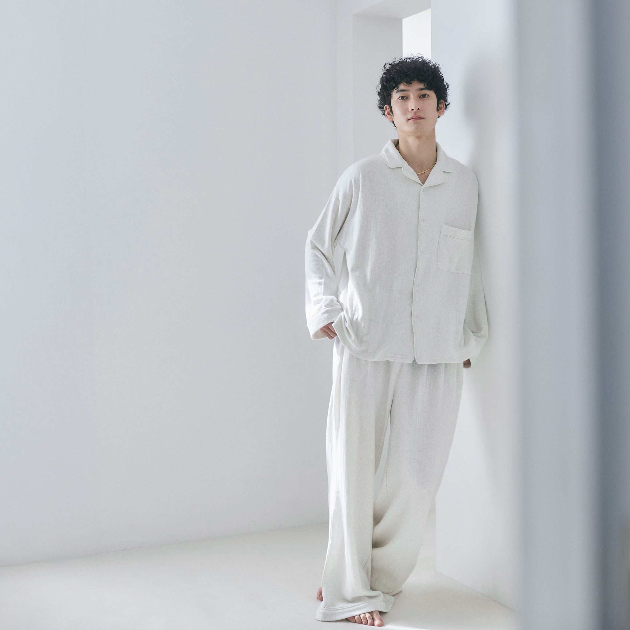 C/2F HOME men'sロングスリーブ/パンツSET