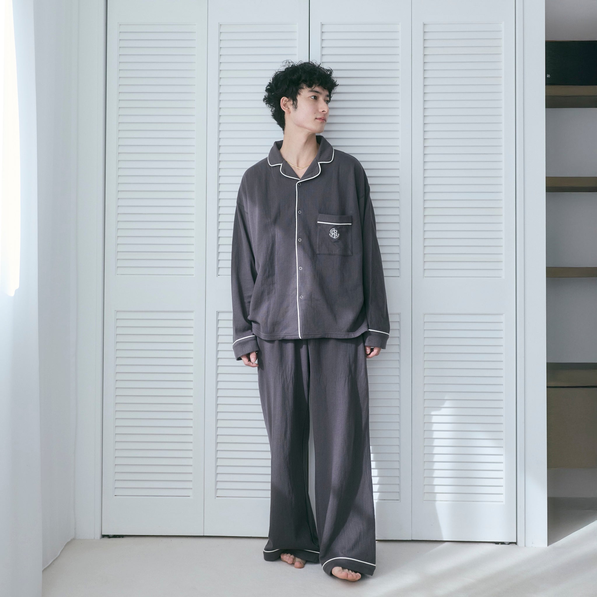 C/2F HOME men'sロングスリーブ/パンツSET