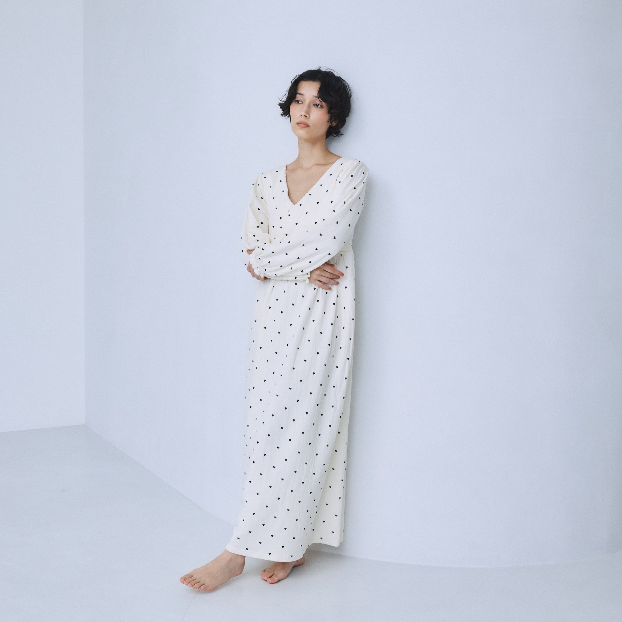 C/2F HOMEパッドinカシュクールドレス