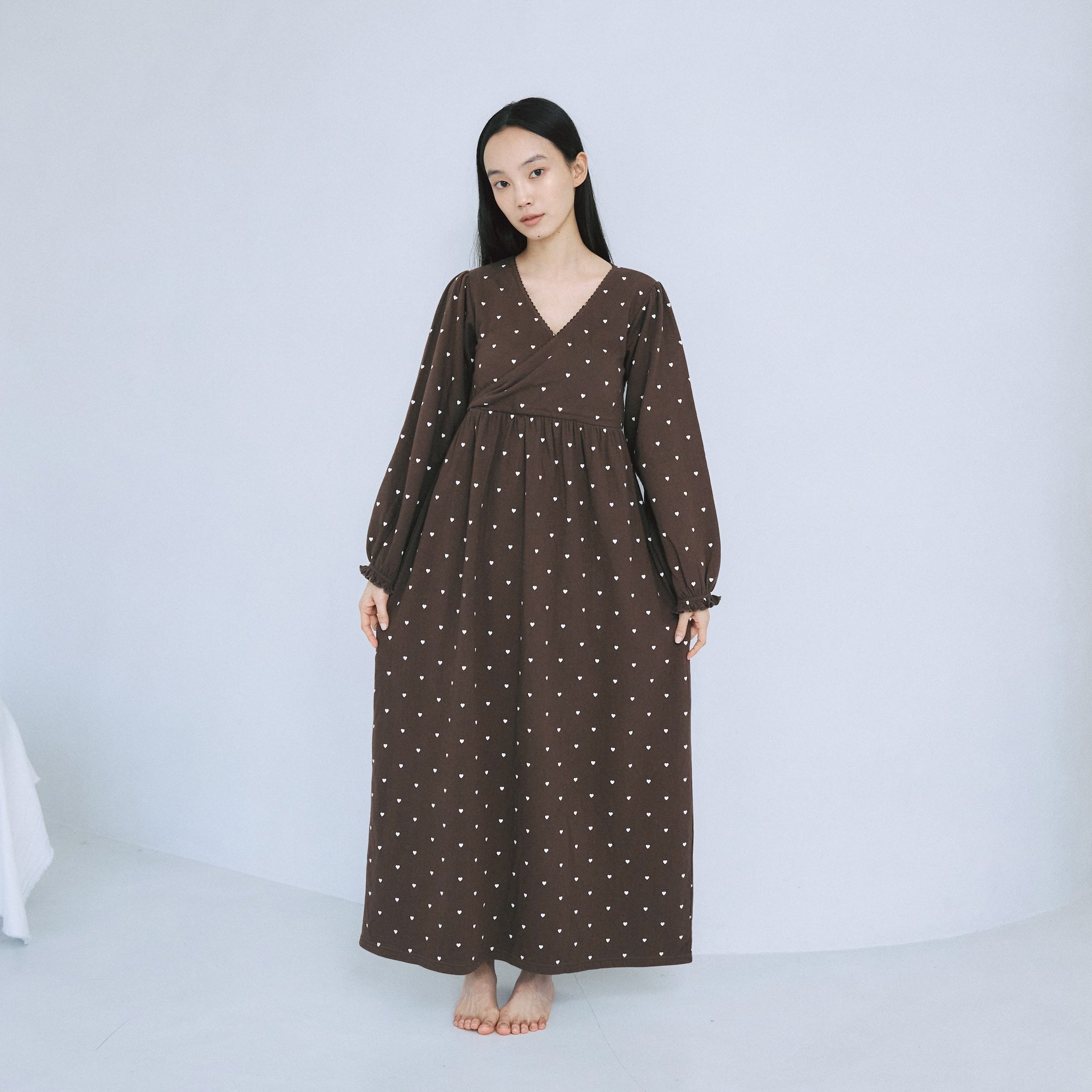 C/2F HOMEパッドinカシュクールドレス