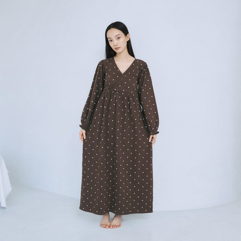 C/2F HOMEパッドinカシュクールドレス