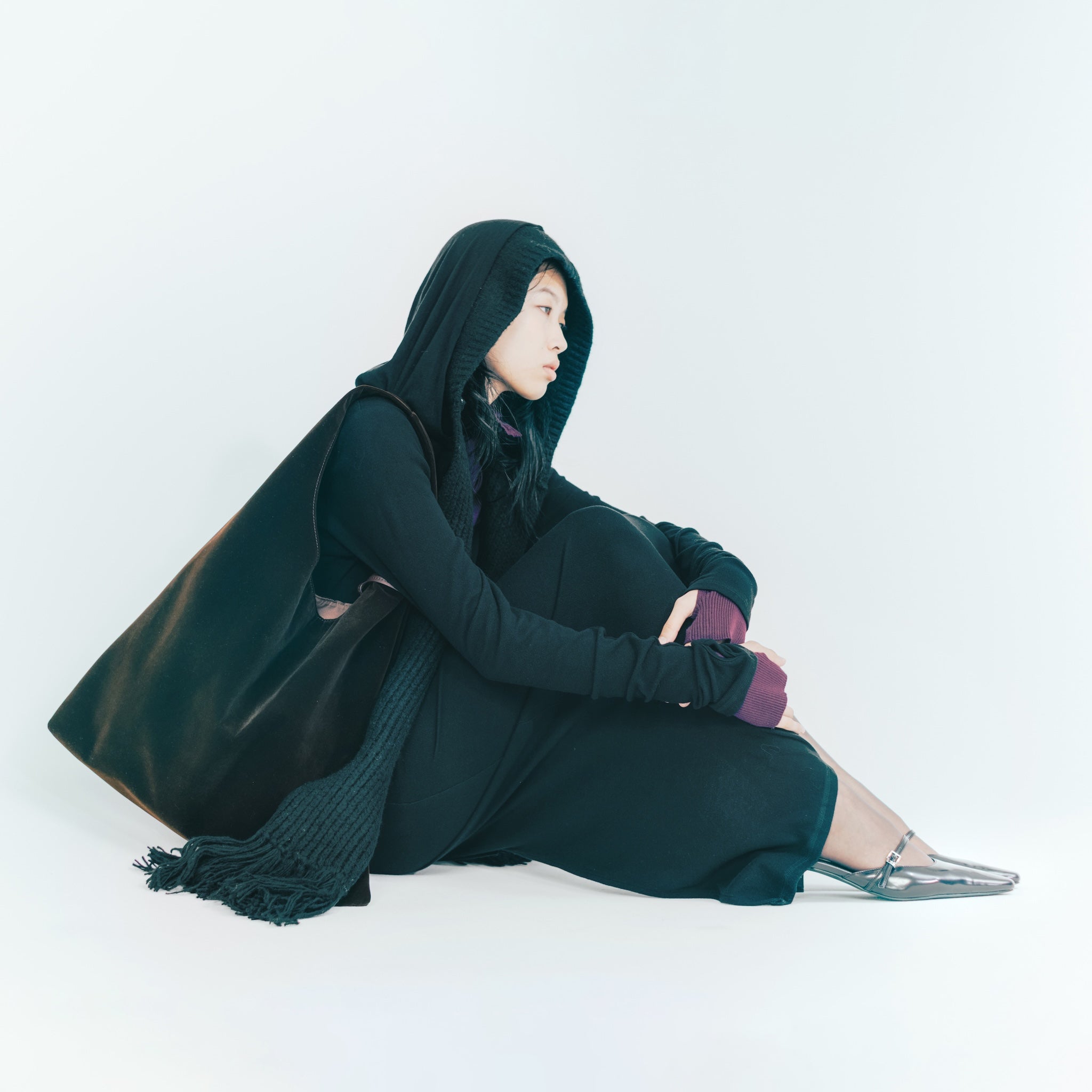 Hoodie Slimカットドレス