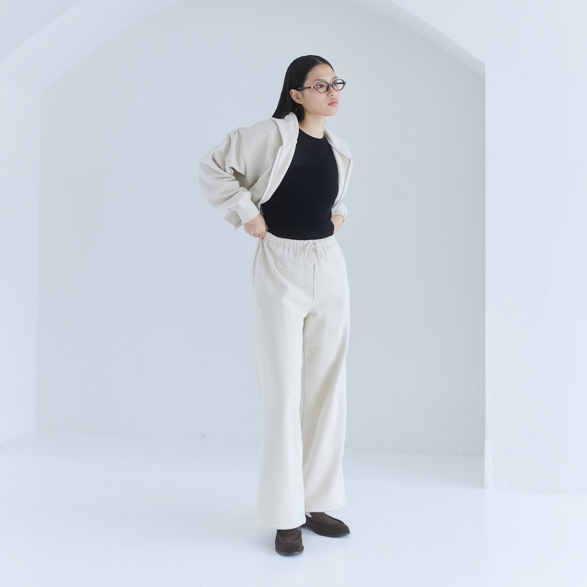 Brushed Cotton Pony Easy Pants