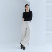 Brushed Cotton Pony Easy Pants