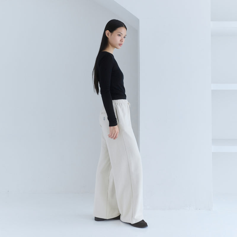 Brushed Cotton Pony Easy Pants