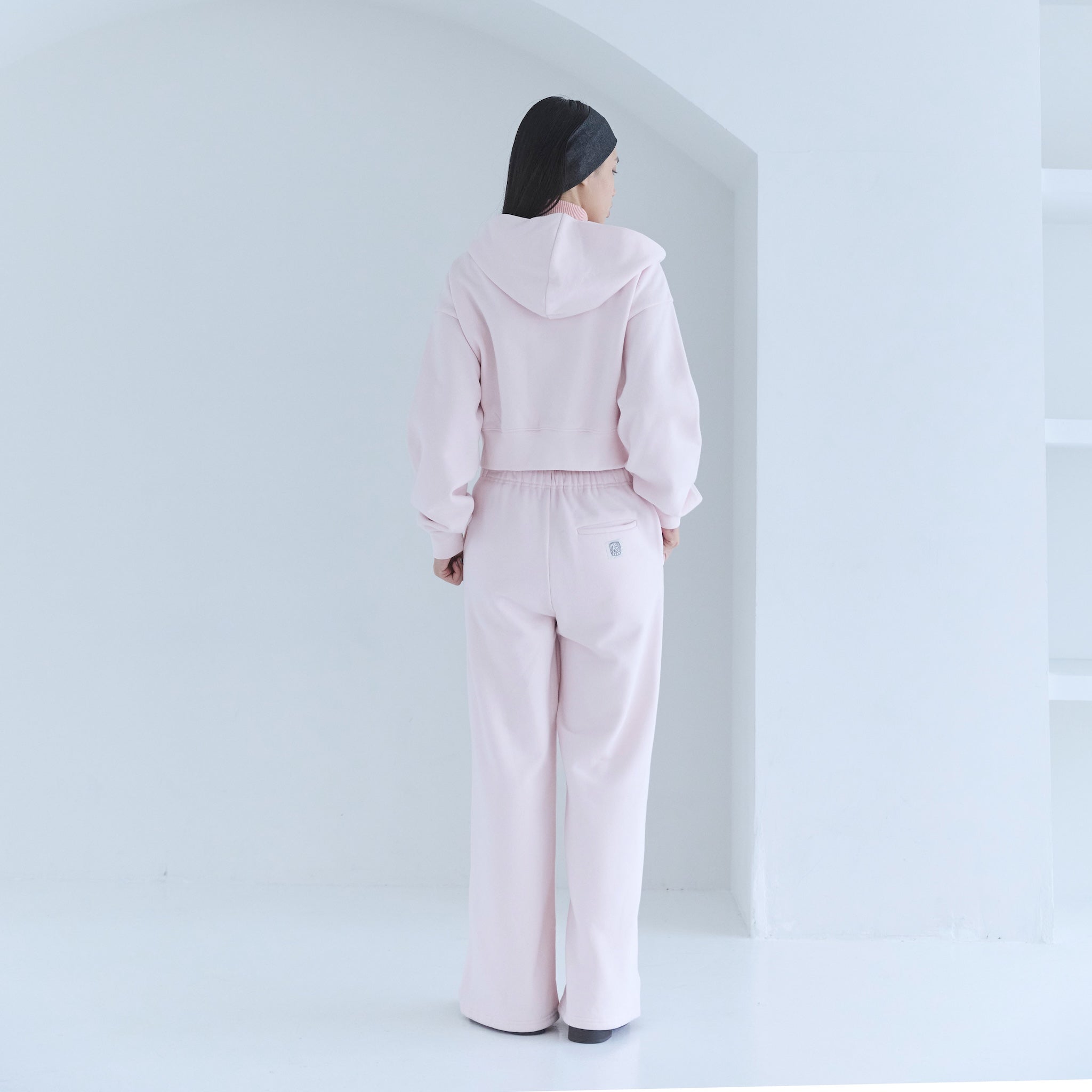 Brushed Cotton Pony Zipフーディー　searoomlynn Brushed Cotton Pony イージーパンツ