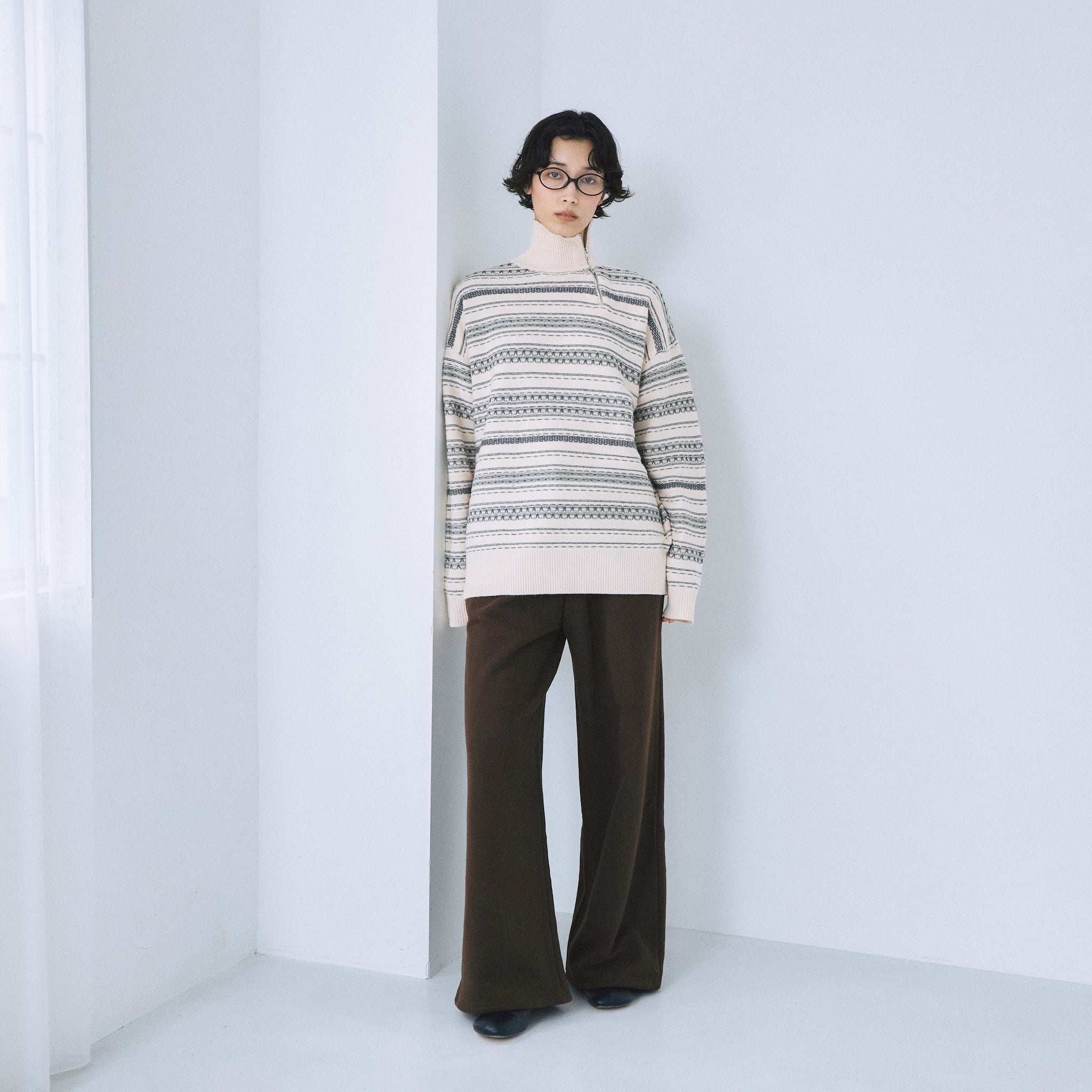 Brushed Cotton Pony Easy Pants