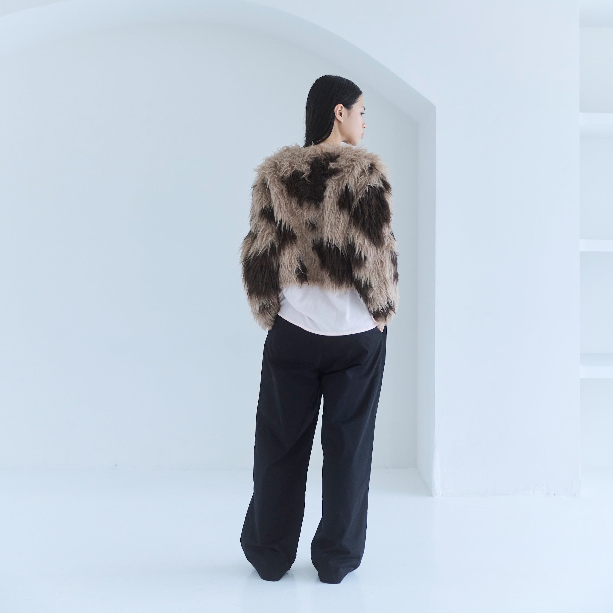 Fluffy Cotton Straight Pants