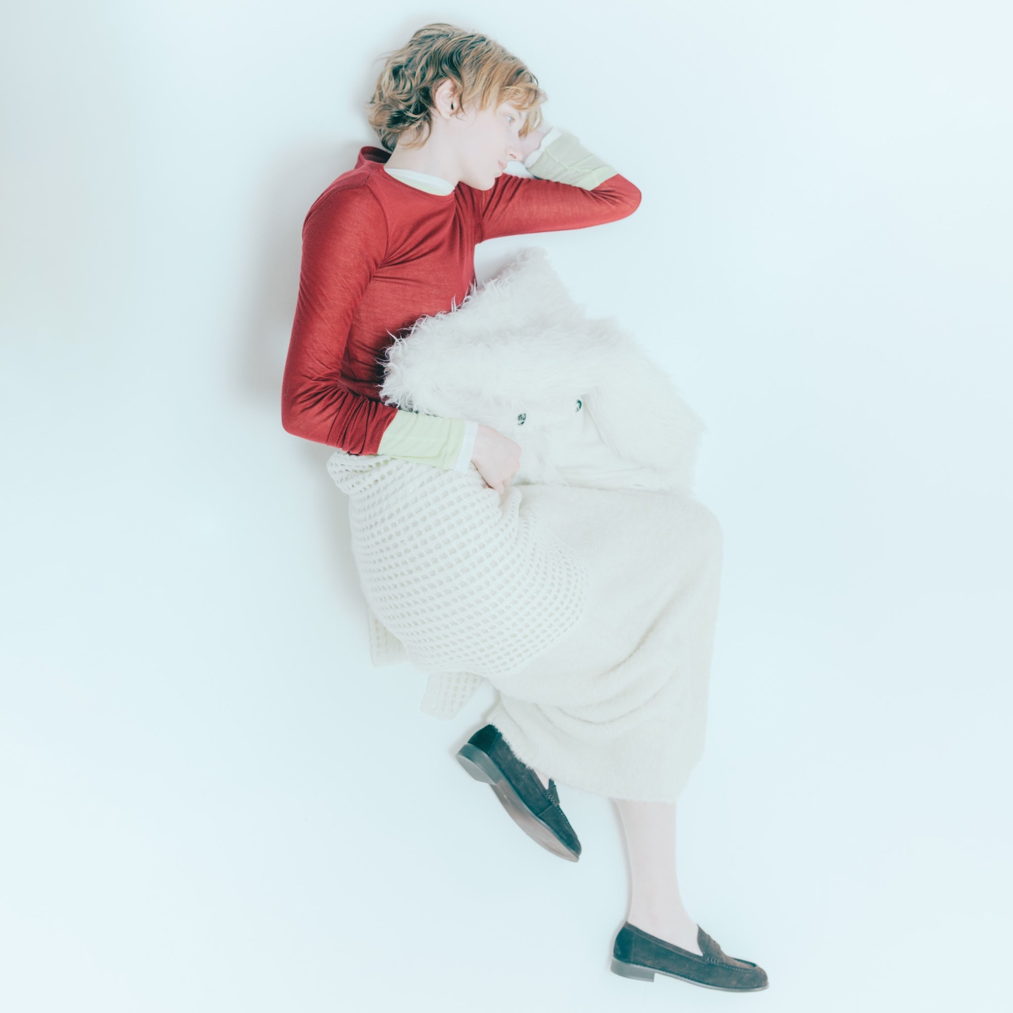 mini poodleブークレアイラインスカート