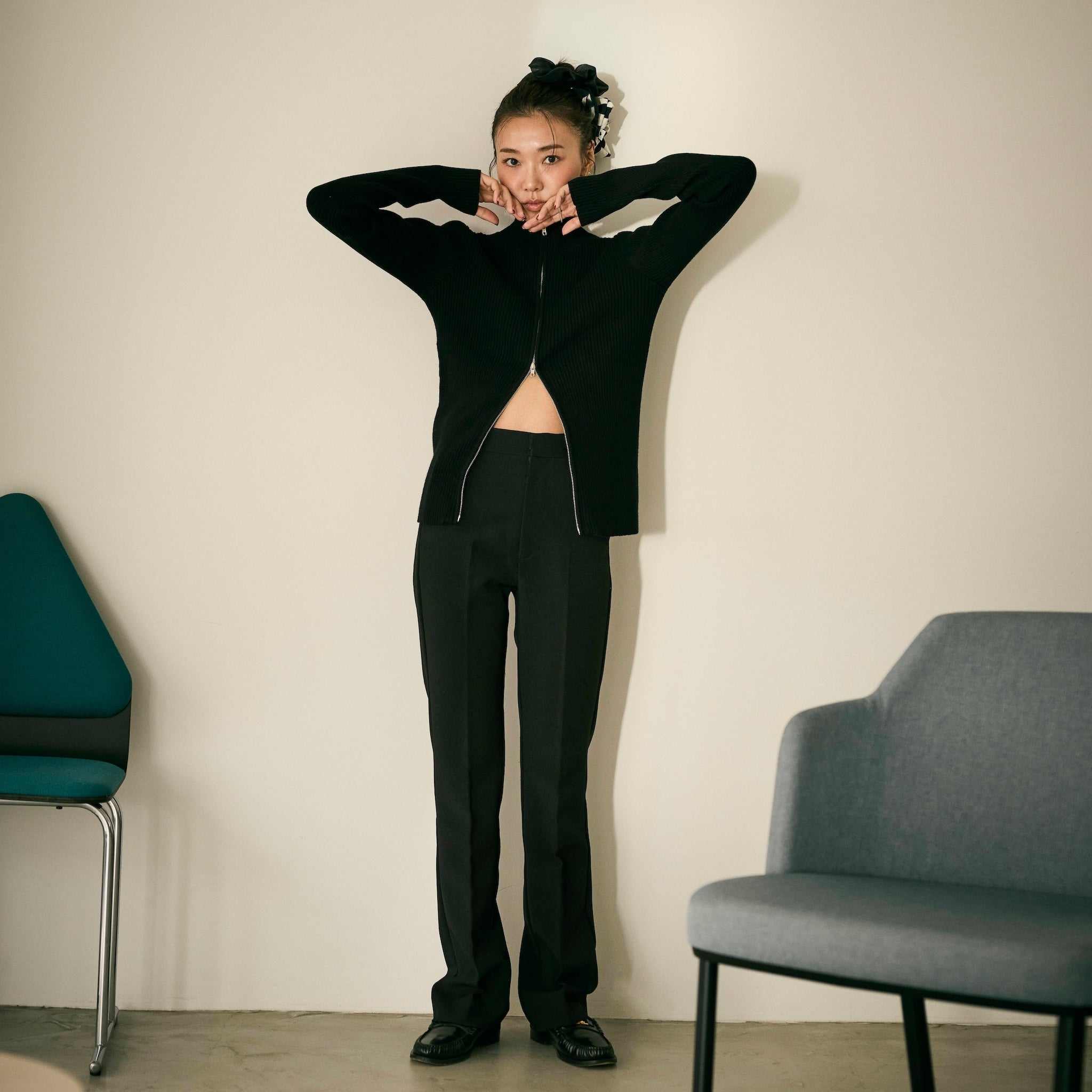 collab Slim Slacks Pants