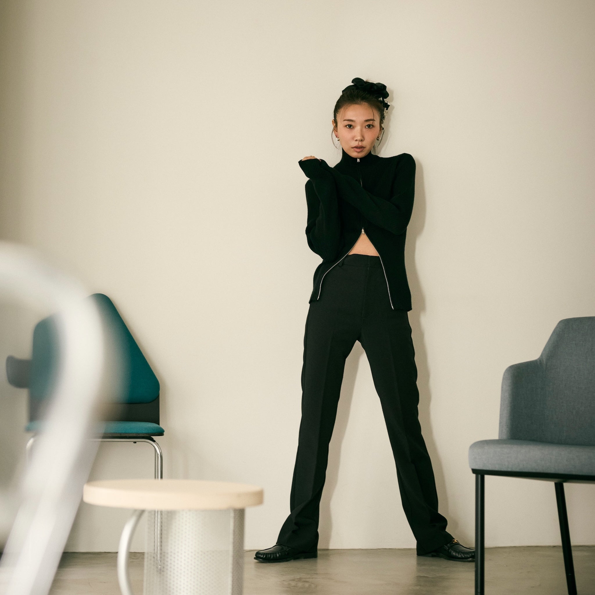 collab Slim Slacks Pants