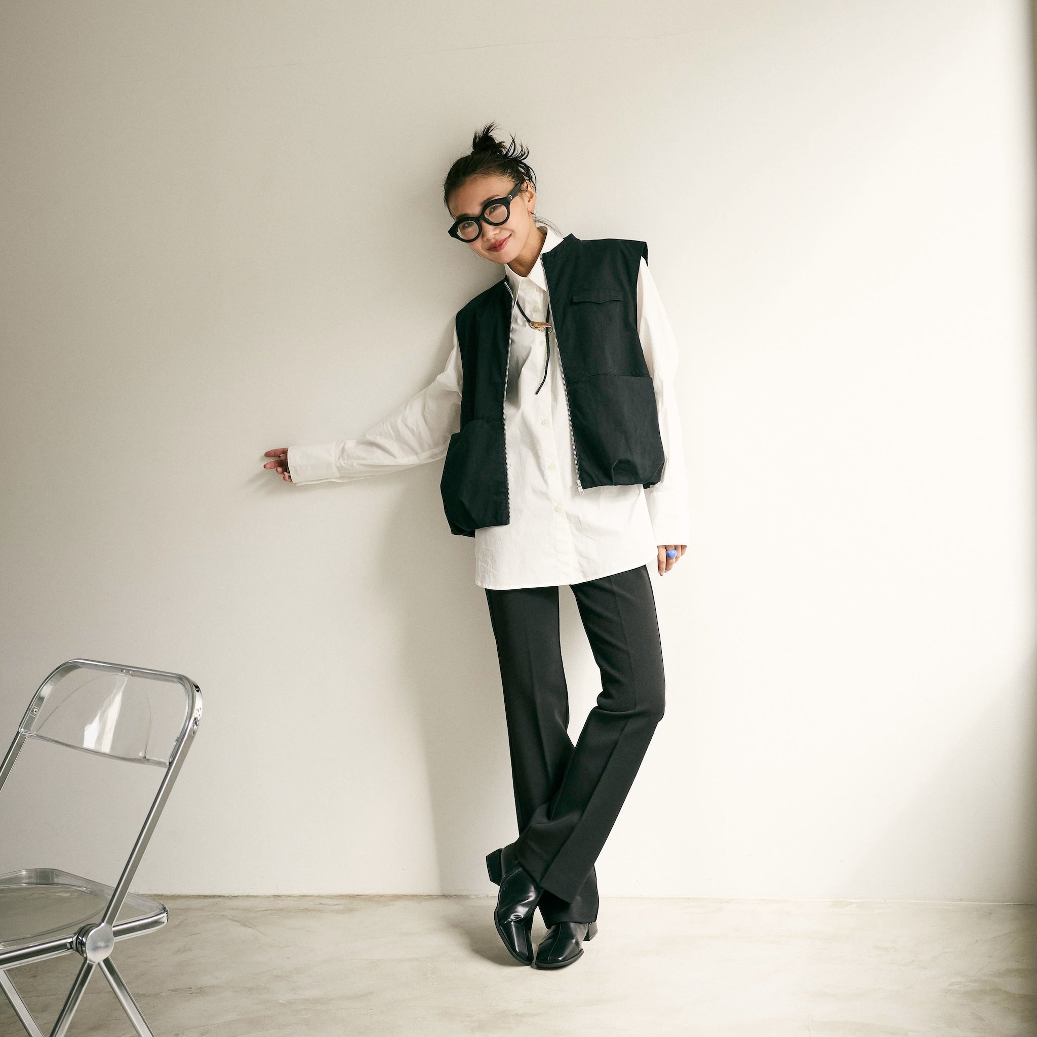 collab Slim Slacks Pants