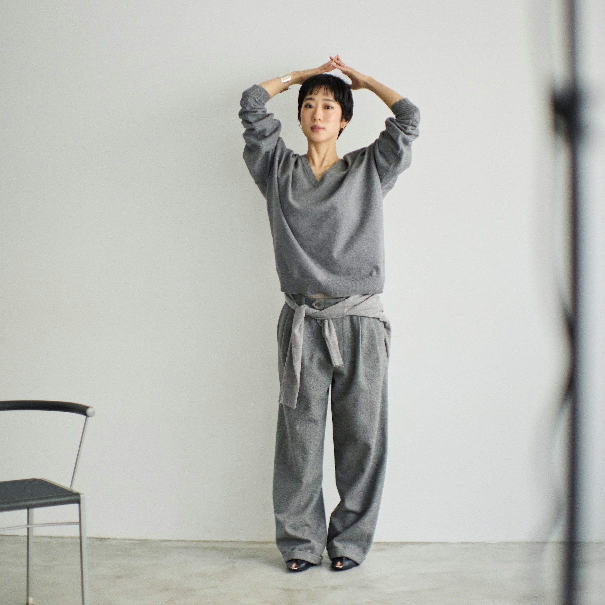 collab Boys Waist Tuck Warm Slacks