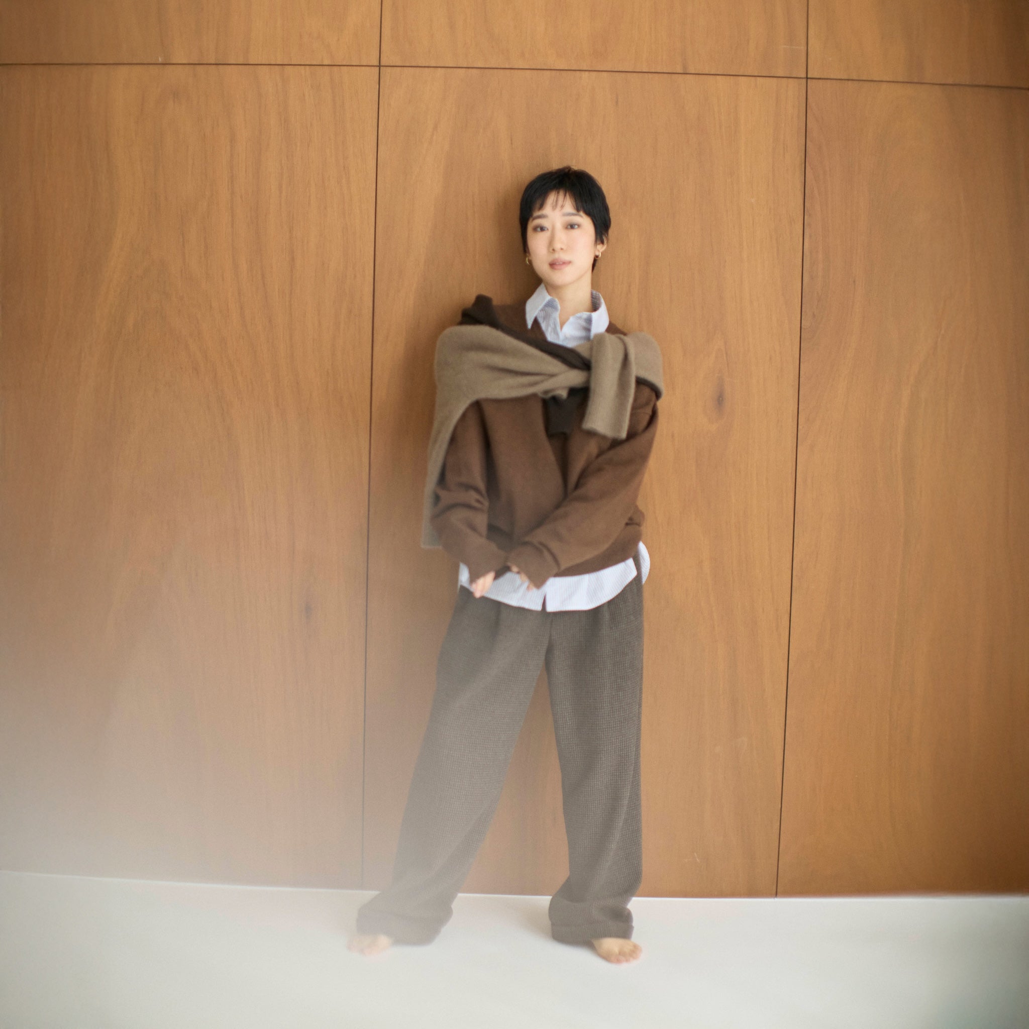 collab Boys Waist Tuck Warm Slacks