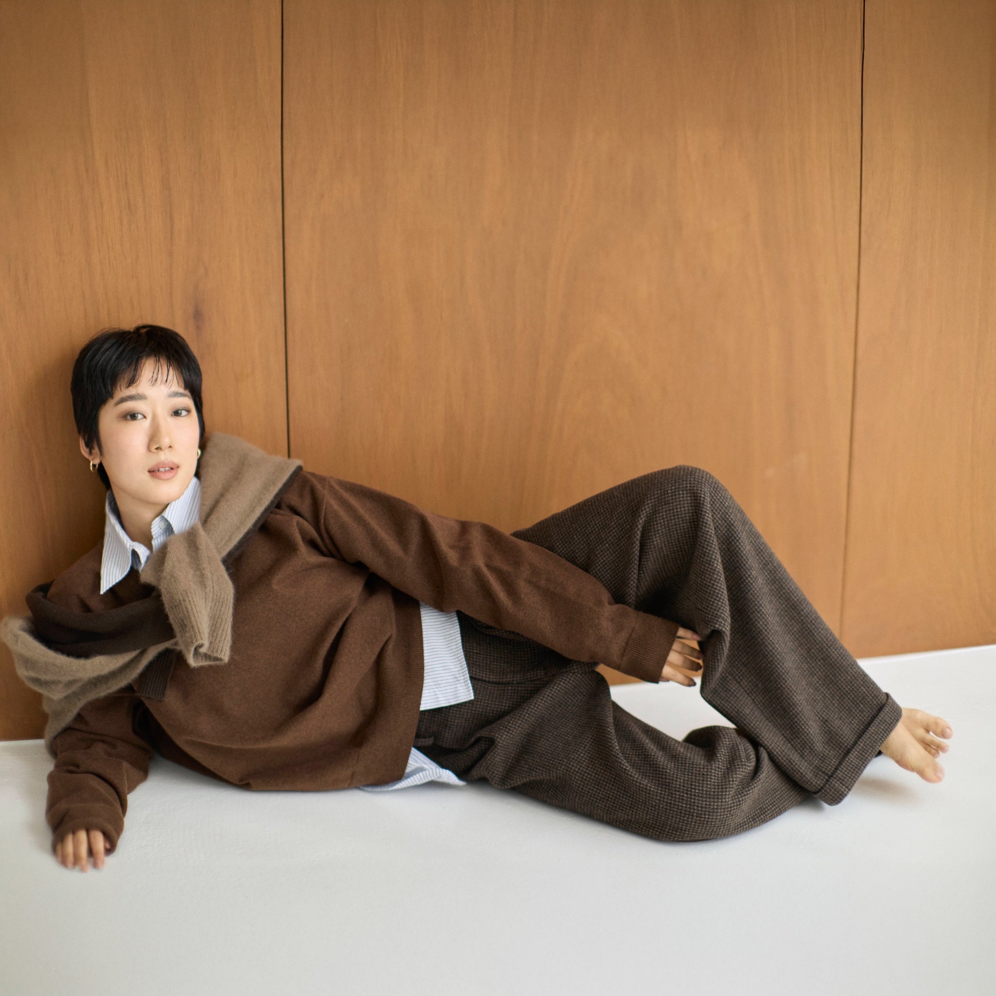 collab Boys Waist Tuck Warm Slacks