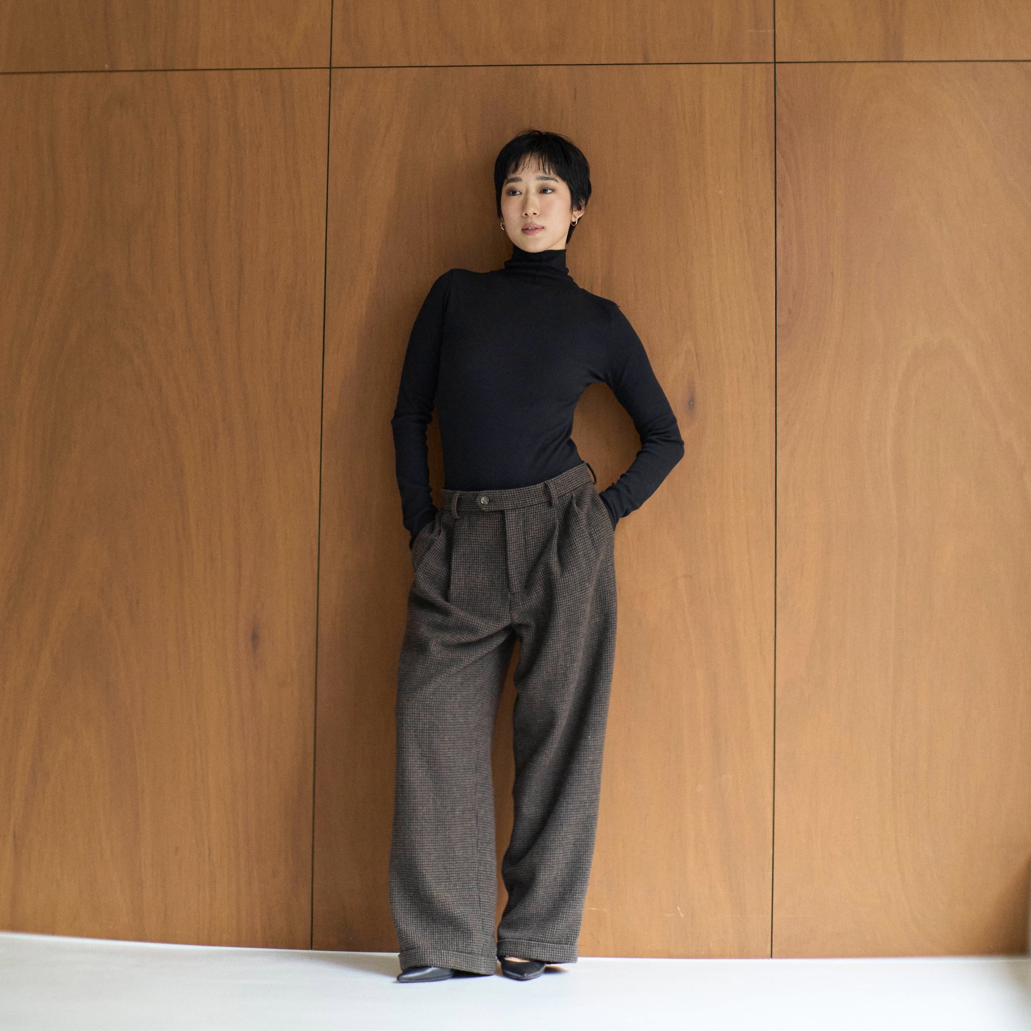 collab Boys Waist Tuck Warm Slacks