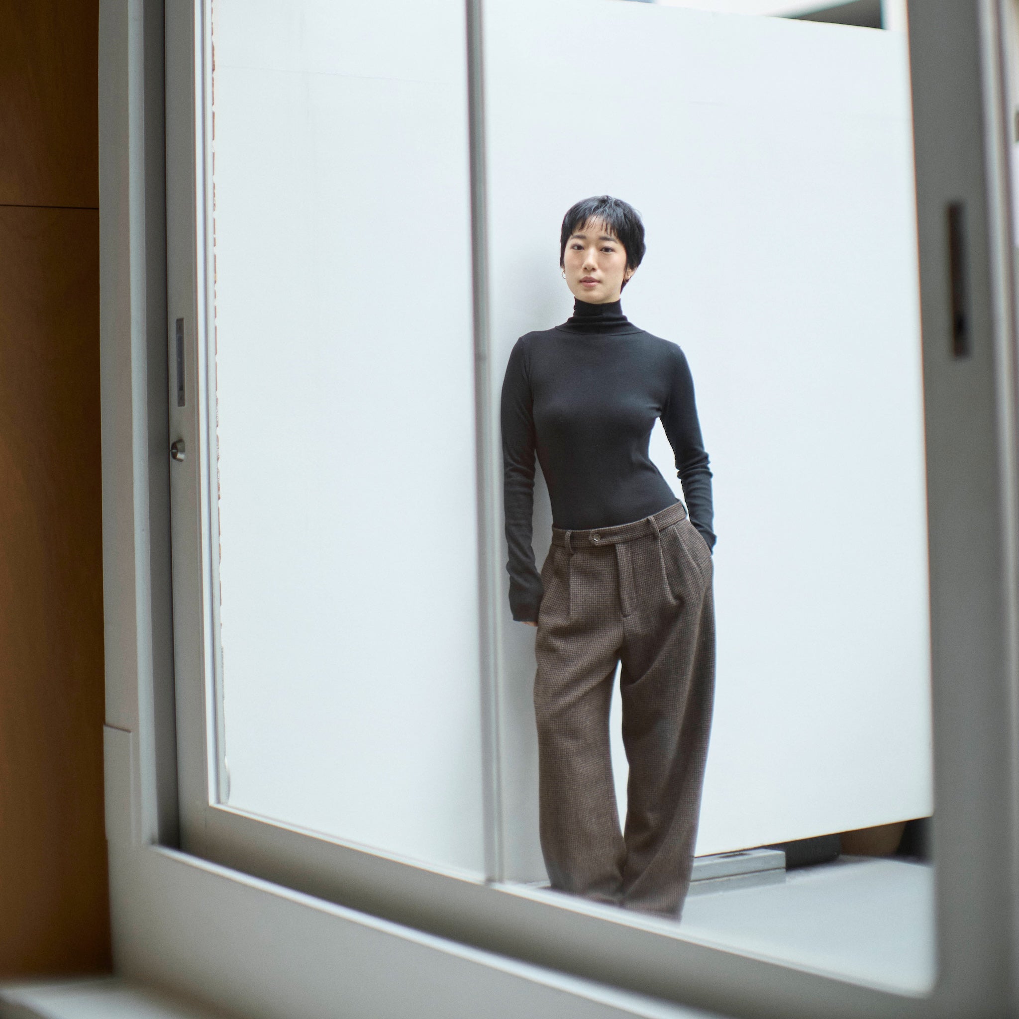 collab Boys Waist Tuck Warm Slacks