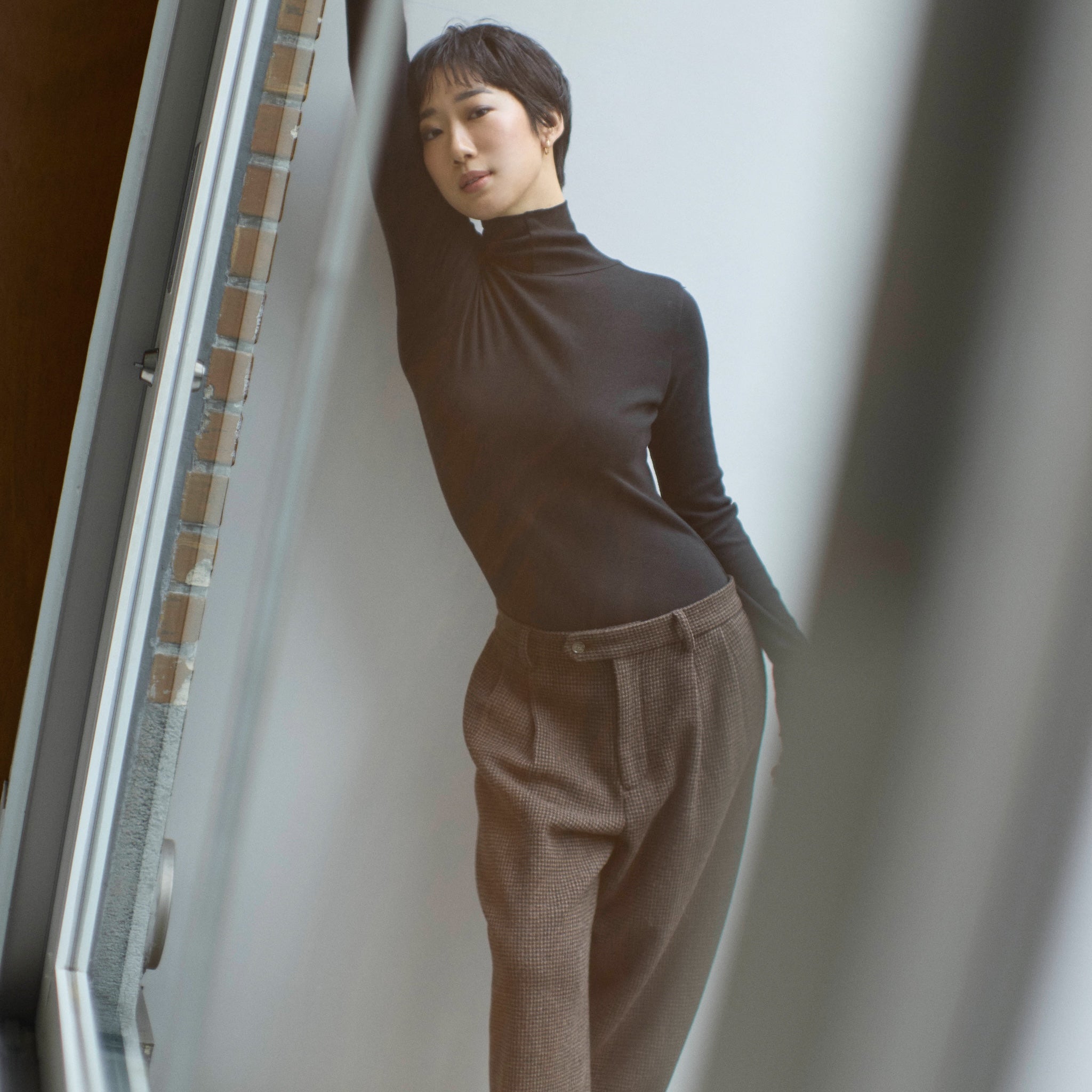 collab Boys Waist Tuck Warm Slacks