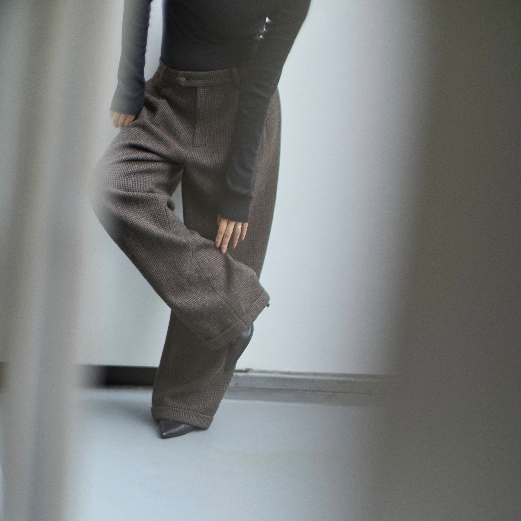 collab Boys Waist Tuck Warm Slacks