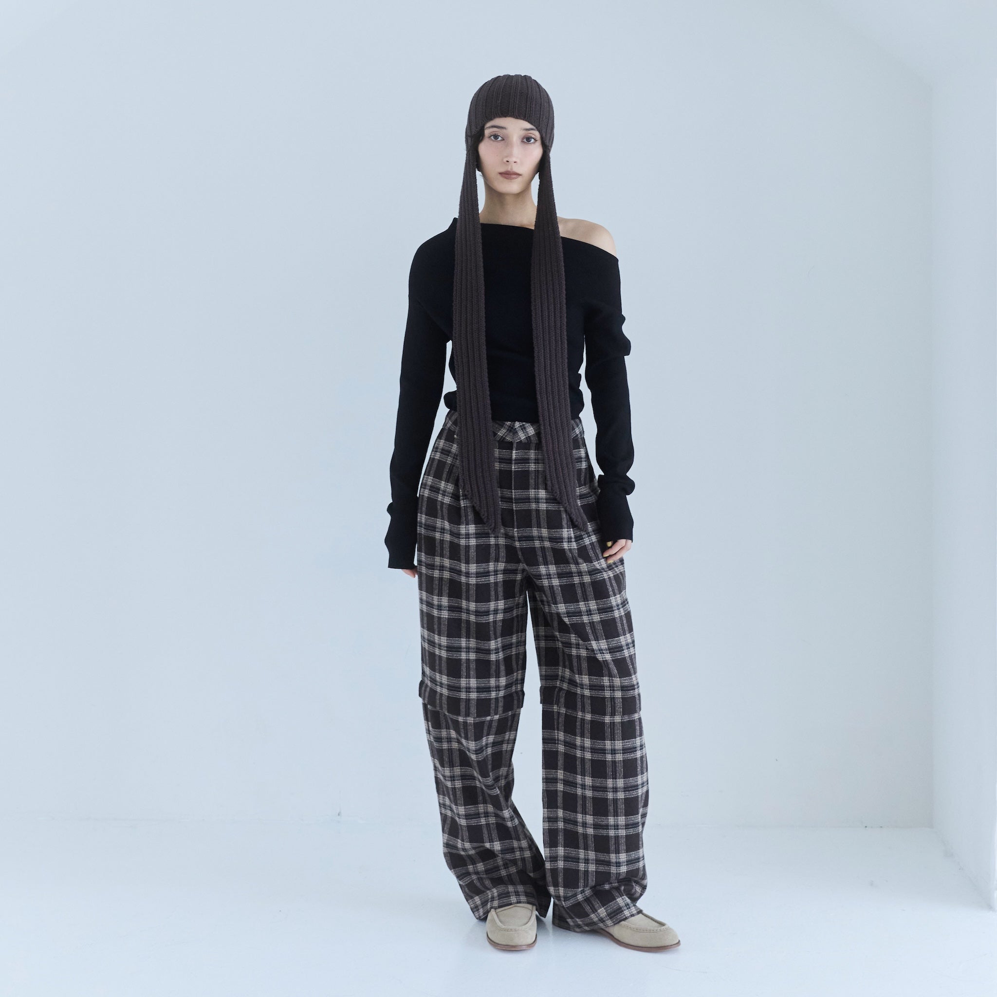 Knee Zip 2-way Length Pants