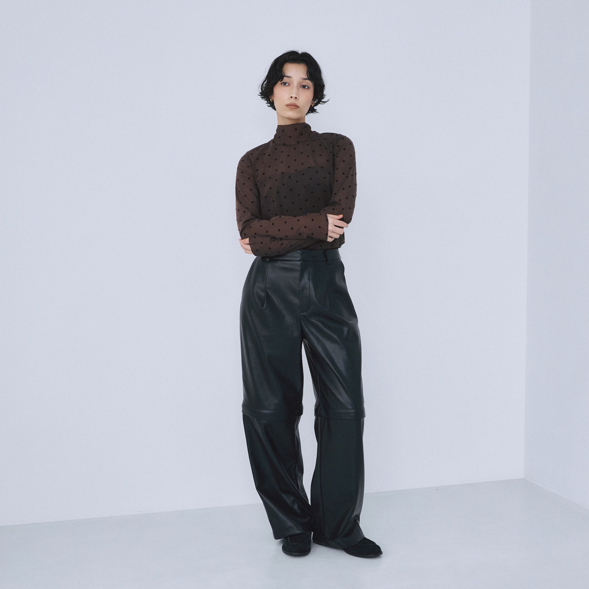Knee Zip 2-way Length Pants