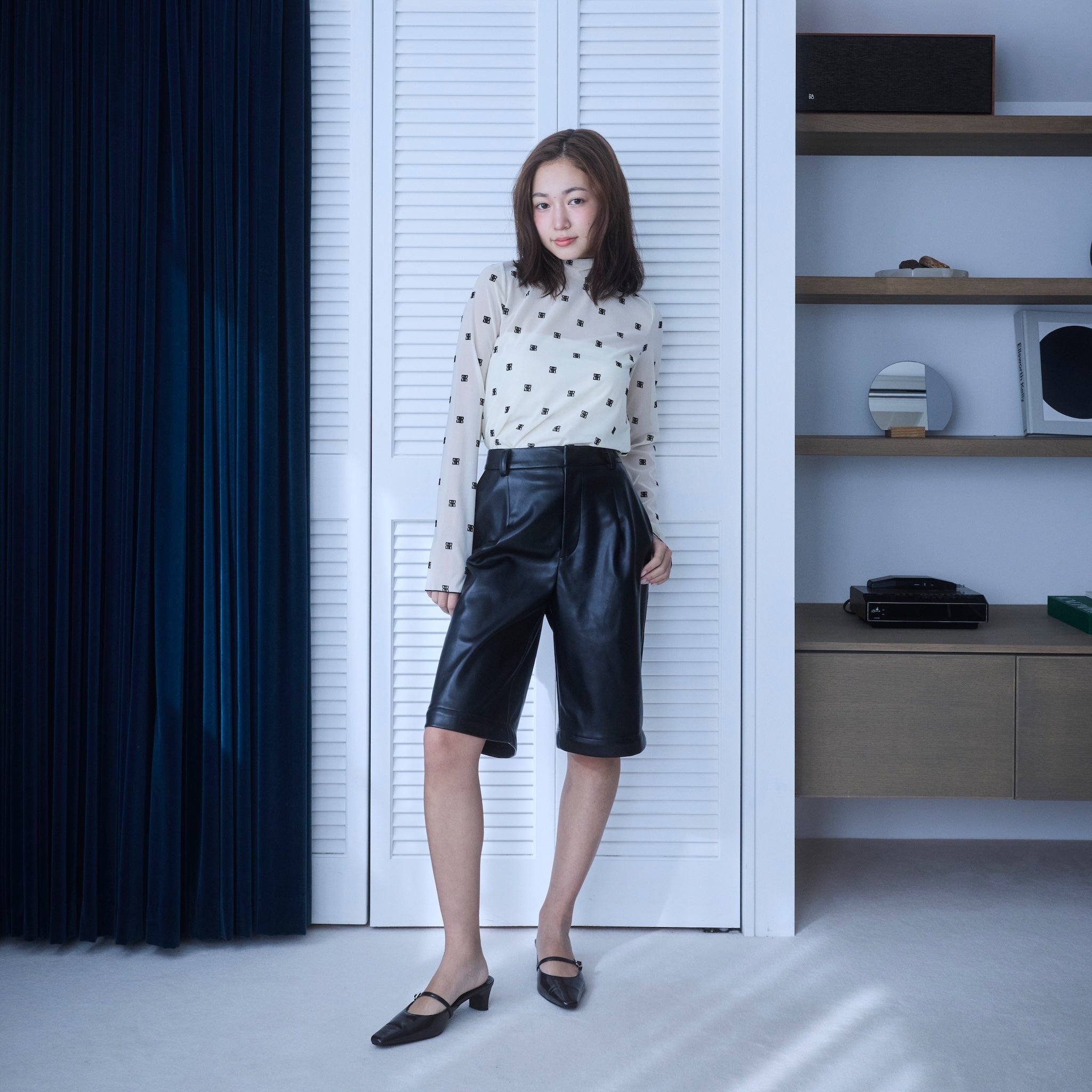 Knee Zip 2-way Length Pants