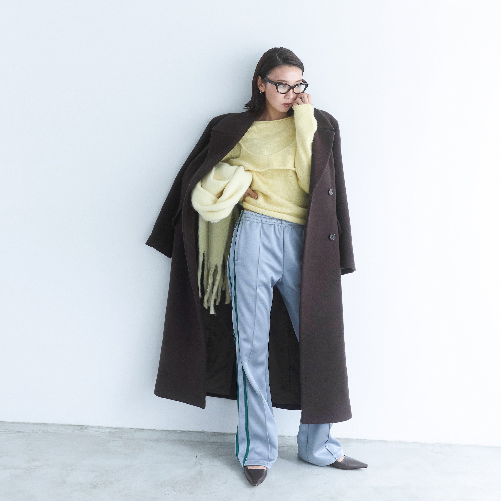 collab Asymmetry Line Trackpants