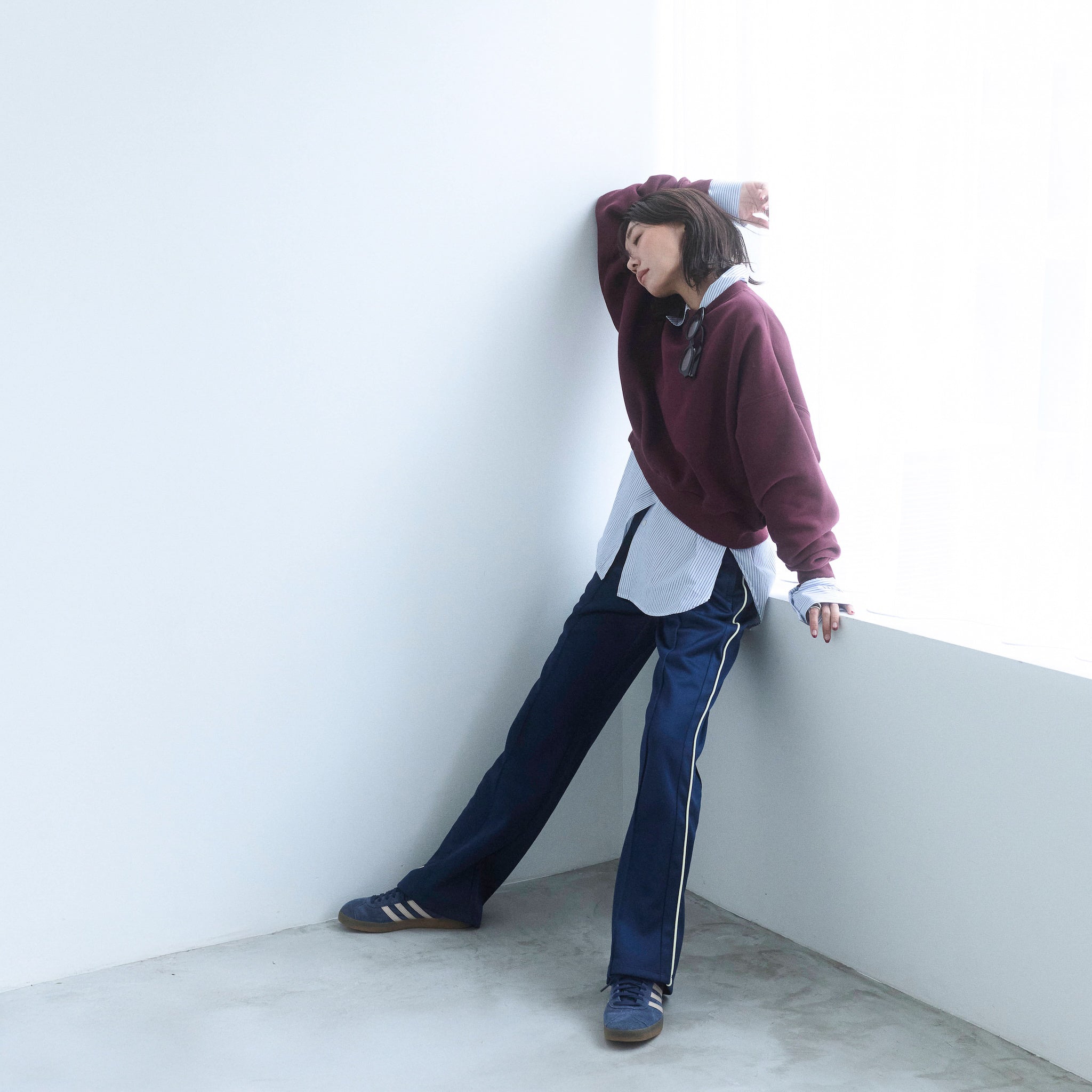 collab Asymmetry Line Trackpants