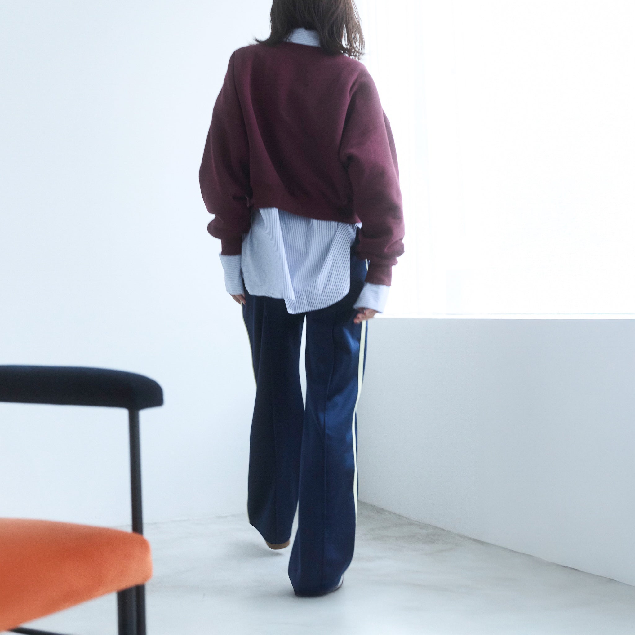 collab Asymmetry Line Trackpants