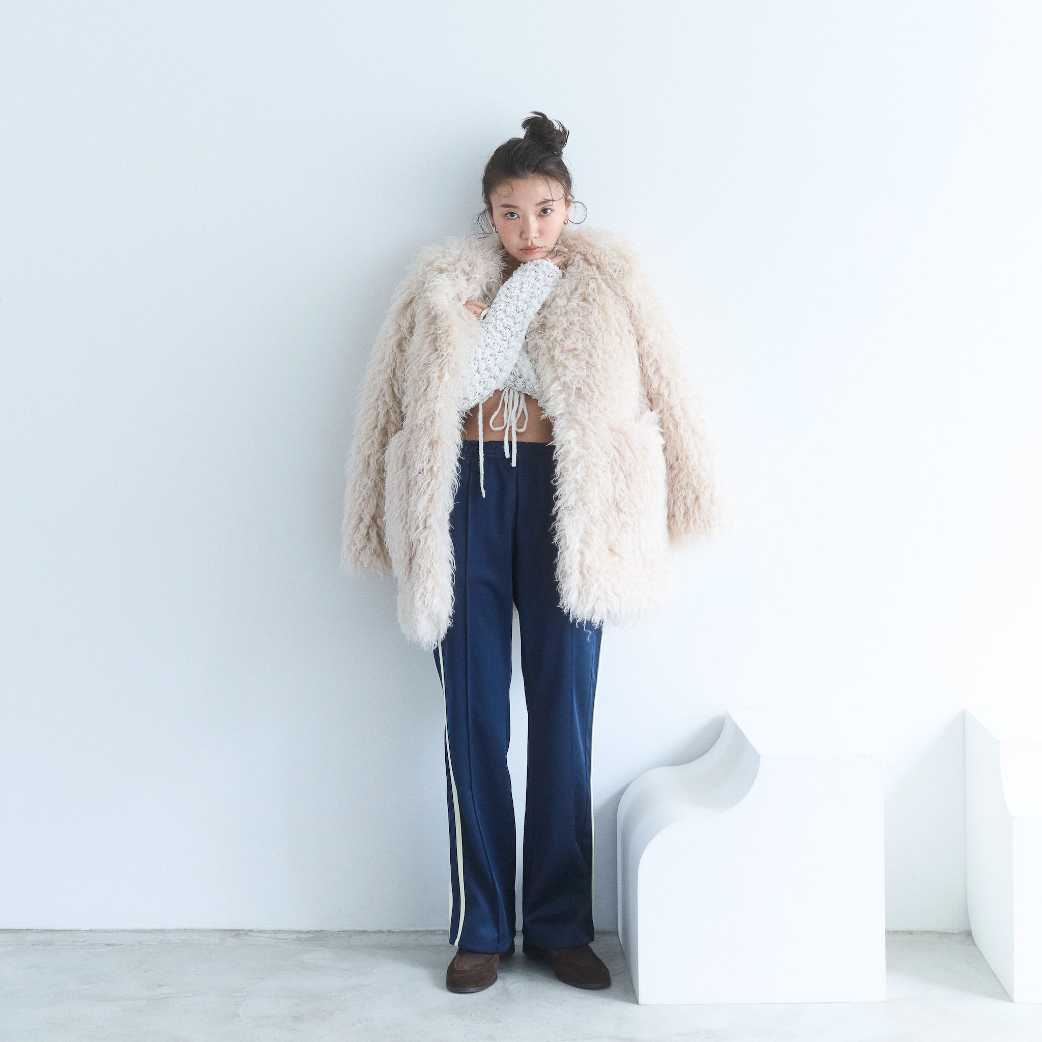 collab Asymmetry Line Trackpants