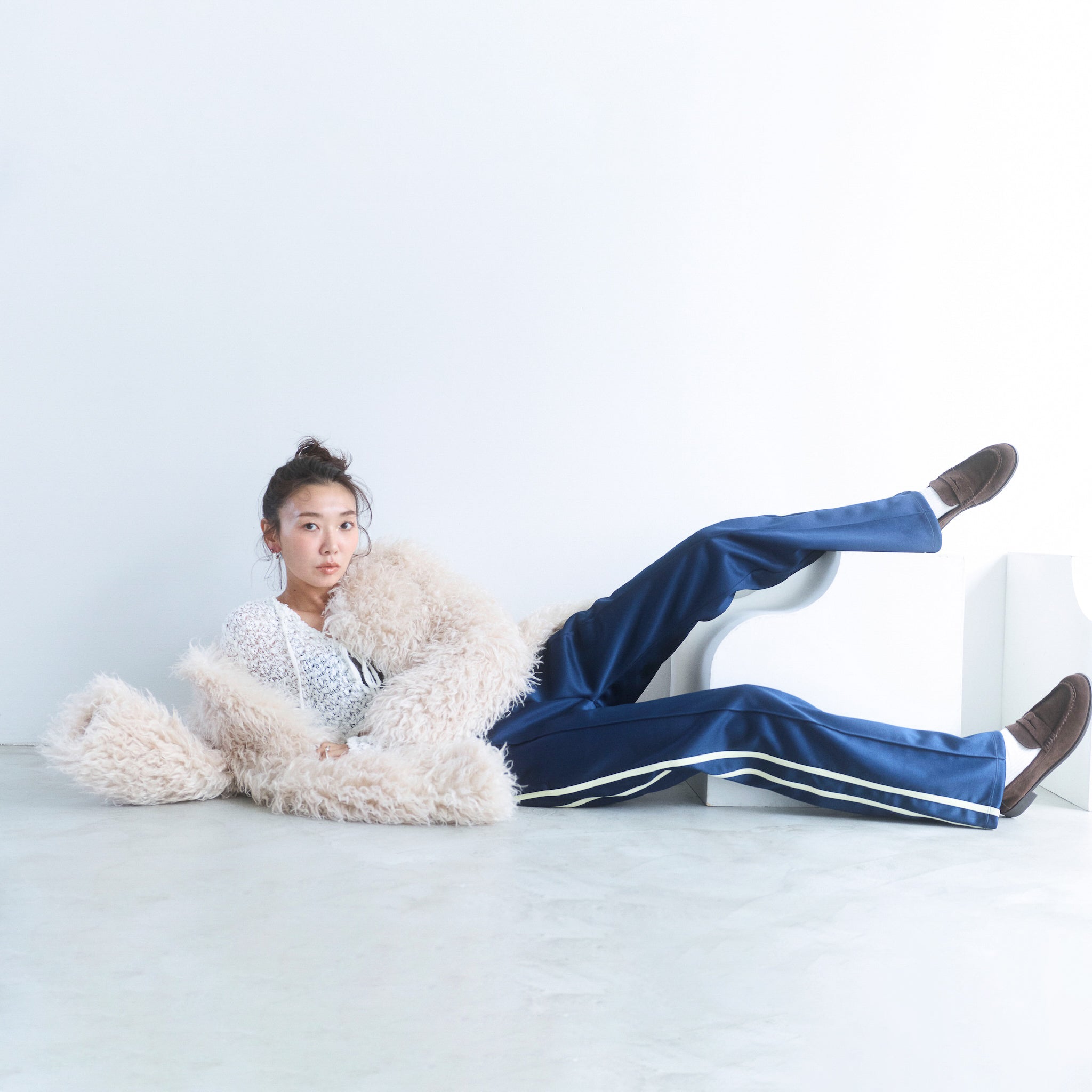 collab Asymmetry Line Trackpants